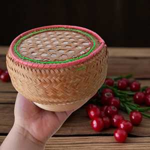 Cesta de bambú tejida a mano para arroz glutinoso, decoración de cocina tailandesa y laotiana, cesta de almacenamiento natural, proveedor ecológico - Product Image 5
