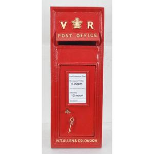British V R Post <b>Box</b> For Garden Supplies <b>Wall</b> <b>Mount</b> Antique Mailbox With Lock Affordable Letter <b>Box</b> OEM Customizable Latest - Product Image 2
