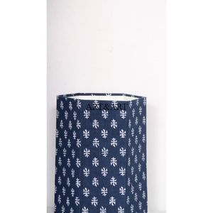 Creative Reuse Cardboard Box Handcrafted Floral <b>Print</b> 100% Cotton Fabric Wrap Dustbin Custom Logo Option High Quality <b>Office</b> Use - Product Image 2