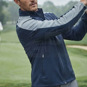 Veste coupe-vent de golf de haute qualité pour hommes, résistante à l'eau, légère, respirante, tissu extensible, vêtements de sport d'extérieur - Product Image 4