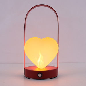 Tulip Shape Crystal LED Night <b>Light</b> Warm White Manual Button <b>USB</b> <b>Rechargeable</b> Minimalist Design Bedroom Lamp CRI 90 2700K 25000 - Product Image 6