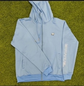 Tendances 2026 : Ensemble 2 pièces pour homme, style hiver, coupe ample, grande taille, coupe-vent, avec sweat à capuche zippé, cordon de serrage, poids moyen, effet délavé - Product Image 2