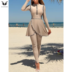 Trajes de Baño Elegantes para Mujer, Colores Personalizados Disponibles, Protección UV, Diseño Propio Disponible, Trajes de Baño Modestos para Estilos de Vida Activos - Product Image 4