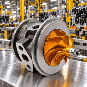 Cartucho de Turbo Híbrido RY TURBO 53/45 CHRA GMN con Rodamiento y Refrigeración por Aceite para Reparación y Construcciones Compatibles - Product Image 1