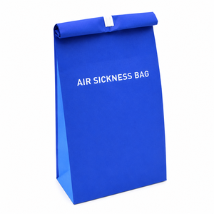 Bolsa para Enfermedad de Avioneta, de Papel Blanco, Estándar, Plana, Desechable, con Sello Autoadhesivo, Impresión Offset - Product Image 4