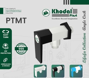 Premium PTMT Angle Cock for Bathroom Plumbing High Quality PTMT Angle Cock Water <b>Tap</b> PTMT Angle Valve Cock for Bathroom Fittings - Product Image 1