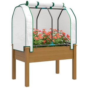 Jardinera Exterior Marrón para Plantar Frutas y Verduras, para Jardines, Invernaderos y Habitaciones - Product Image 6