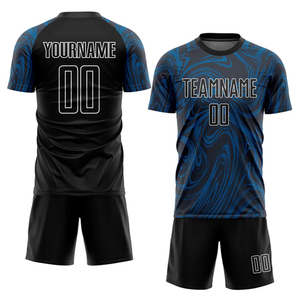 Conjuntos de Camisetas de Fútbol Unisex con Protección UV de Secado Rápido Sublimadas para Prácticas Escolares/de Club, Uniformes de Entrenamiento Digitales - Product Image 4