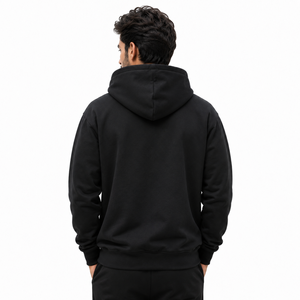 Sudadera con Capucha Personalizada con Estampado Puff, Material de Algodón Grueso, Estampado Gráfico en 3D, Capucha con Cordón, Bolsillo Tipo Canguro, Corte Holgado - Product Image 2