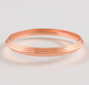 Heritage Hand Crafted Interwoven Wave Art <b>Engraved</b> Copper Jewelry <b>Bangle</b> Handmade Metal Jewelry Promotional Novelty Gift - Product Image 2