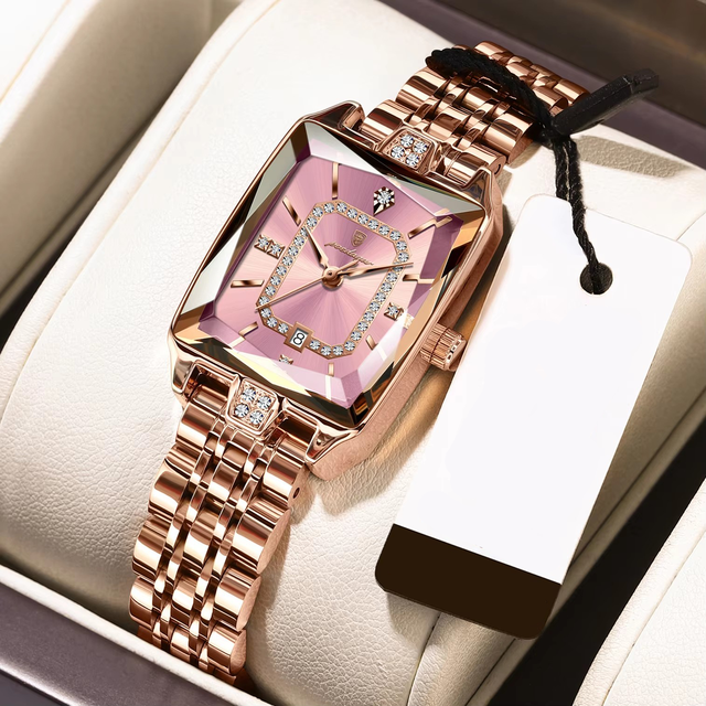 Poedagar 785 Wholesale Women's Stainless Steel Band Quartz Watch Elegant Ladies Bracelet Watch Bulk Supply OEM/ODM Custom