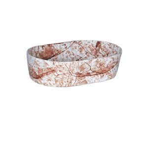 2024 nouveau Design articles sanitaires en céramique de haute qualité salle de bain luxueuse dessus de Table ovale lavabo monotrou haut de l'Inde - Product Image 1