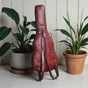 Bolsas de Guitarra de Cuero de la Mejor Calidad, Bolsas de Guitarra de Cuero de Alta Calidad al por Mayor, Bolsas de Guitarra de Cuero Impermeables de Color Sólido - Product Image 2