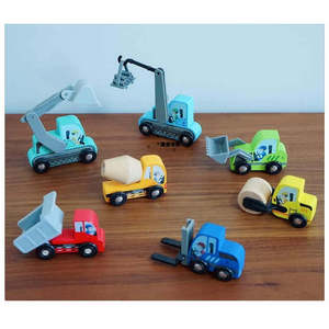 ของเล่นรถบรรทุกอุปกรณ์ก่อสร้างวูดลี่สำหรับเด็ก 1 กก. - Product Image 2