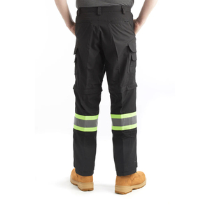 Pantalons de travail de sécurité 100% coton, multi-poches, bandes réfléchissantes, vêtements de travail pour les travailleurs - Product Image 6