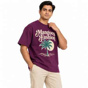 Camiseta Oversize Personalizada de 160g, 100% Algodón, Hombros Caídos, Lisa y Pesada para Hombre - Product Image 2