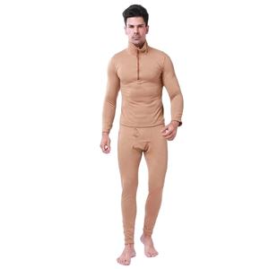 Calzoncillos largos de invierno para hombre, ropa interior térmica de secado rápido con lana merino, transpirable, deportiva, de secado rápido para hombre - Product Image 1