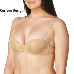 Soutien-gorge push-up sexy en dentelle pour femme, respirant, tricoté, sans armatures, confortable, à bretelles réglables, coupe pleine, personnalisable - Product Image 5