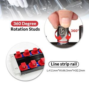 [Handy-Age]-Organisateur de douilles à double rail de 3/8 pouces (HT3900-028) - Product Image 2