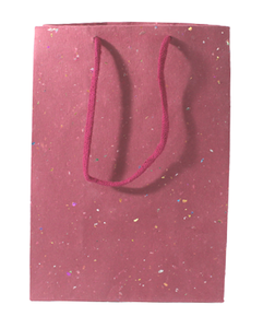 Biodegradable Customized Art Paper Bag <b>Pink</b> Shopping Packaging Handle Disposable Promotion Bag For Coffee Shop Bakery Candle - Product Image 1