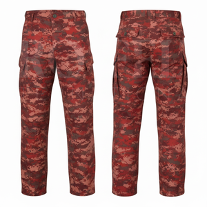 OEM ODM Latest Design Straight Fitted Camouflage Cargo Pants Lightweight Outdoor Casual Trousers Multi Pocket <b>Workwear</b> Pants - Product Image 2