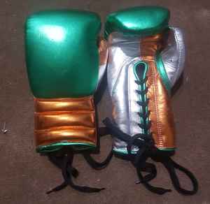 Gants de boxe en cuir de vache véritable de style mexicain personnalisés, type Sanda, multicolores, haute qualité, avec logo personnalisé - Product Image 6