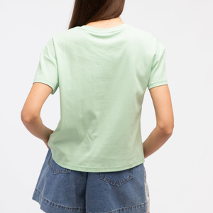 T-shirt Femme Sexy et Féminin en Jersey Tricoté Respirant à Col Rond, Manches Courtes, Coupe Cintrée, Idéal pour le Bureau – Vente en Gros - Product Image 2