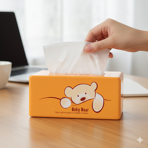 Boîte de mouchoirs doux pour le visage, haute absorption, papier 2 plis, boîte de mouchoirs rectangulaire pour la maison, OEM - Product Image 6
