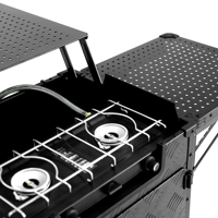 Wild Land Kitchen Box V2 Pro Opvouwbare Campingkeuken Tafel Kooktoestel Moderne Design >5L Capaciteit Draagbare Buitenkookset