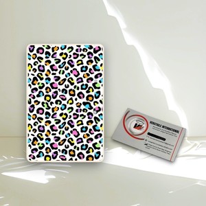 Nouvelle Tendance : Plaque Magnétique Rectangulaire en Acrylique à Motif Léopard pour Extensions de Cils, Logo Personnalisé, Fleur Diamant, Écologique, Beauté - Product Image 6