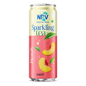 เครื่องดื่มชาอัดลมรสพีช NPV ความเข้มข้น 30% ขนาด 325 มล. บรรจุกระป๋อง น้ำผลไม้ผ่านการฆ่าเชื้อ 6 บริกซ์ พร้อมดื่ม - Product Image 1