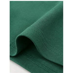 Camiseta de Mujer, Cuello Cuadrado, Manga Corta, Corte Holgado, Color Verde Bosque, WTS-0103 - Product Image 6