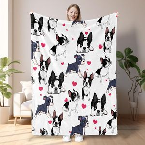 Adorabile Coperta in Pile per Cani, Morbida e Calda, Leggera e Confortevole, in Flanella, per Divano e Letto, Decorazione per Soggiorno Durante Natale - Product Image 1
