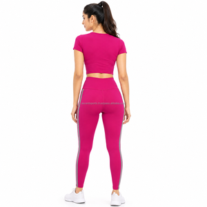 Leggings Deportivos de Compresión para Mujer, Cintura Alta, para Gimnasio, Yoga, Running, Fitness, Pantalones Deportivos que Absorben la Humedad - Product Image 2