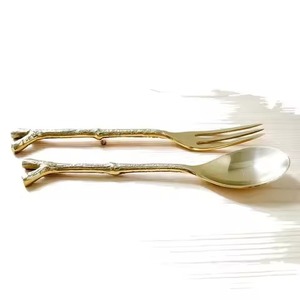 Luxury Dining Utensil Set Stainless Steel <b>Spoon</b> Fork Knife Metal Cutlery Set for Wedding Party Restaurant <b>Table</b> Decoration - Product Image 2