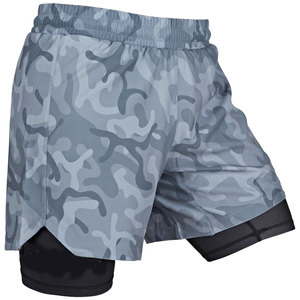 Top Selling Men MMA Training Shorts Spandex Polyester Breathable <b>Mid</b> Waist Elastic Quick Dry Sports Shorts Made in Pakistan OEM - Product Image 1