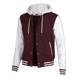 Trendy Custom Winter Varsity <b>Jacket</b> with Bold Premium Wool Leather Design Windproof & <b>Reversible</b> for Stylish Streetwear <b>Men</b> - Product Image 1