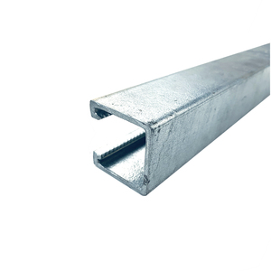 Prix de gros 41/41 Profil en acier galvanisé à rainures, canal en zinc aluminium magnésium, canal Unistrut, canal en C - Product Image 3
