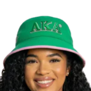 Sombrero de Pescador Verde y Rosa con Malla Flexible, Letras Bordadas, Ligero y Transpirable, para Mujer, Uso en Exteriores - Product Image 5
