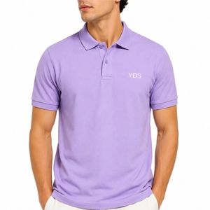 เสื้อโปโลชาย พรีเมียม ระบายอากาศได้ดี ปักโลโก้ YDS ทรงลำลอง ระบายอากาศได้ดี ดีไซน์ด้านหน้าแบบถัก คุณภาพส่งออก ทรงปกติ - Product Image 1