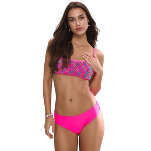 HDJ Plus Size One Piece Swimsuit <b>Tummy</b> <b>Control</b> Conservative Beachwear Sexy Monokini Bathing Suit sq66631 - Product Image 2
