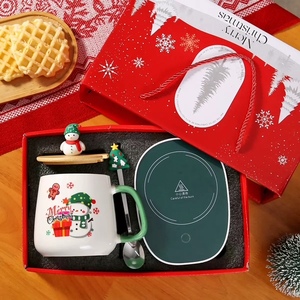 Juego de Tazas de Cerámica con Diseño Navideño de Dibujos Animados, Temperatura Constante de 55 Grados, para Regalo y Uso Doméstico - Product Image 2