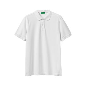 Polo blanc de haute qualité pour hommes Design unique dans un style décontracté Meilleur prix pour des vêtements pour hommes en composite à motif solide unique - Product Image 1