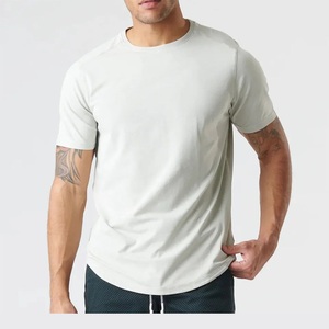 Camiseta personalizable de corte holgado para hombre, de alta calidad, lona de algodón duradera, ecológica, de secado rápido, diseño de moda, muy vendida. - Product Image 2