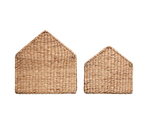Top Selling Sustainable Natural Water Hyacinth <b>House</b> Wall <b>Shelf</b> Unique Design For Baby Nursery & Kids Room Decor - Product Image 5