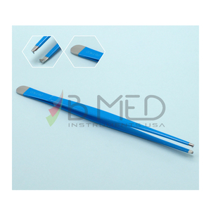 Pince à tissus OR Grade personnalisée pour pansements, 1x2 dents, 8 mm, isolée, instrument chirurgical obstétrique et gynécologique - Product Image 4