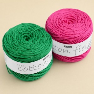 ไหมพรมคอตตอนฟิลด์แบบแพ็คใหญ่ 80 กรัม/ก้อน ไหมพรมย้อมสีสำหรับถักโครเชต์ (ไหมพรมปั่น) ไหมพรมคอตตอนมาตรฐานสำหรับถักโครเชต์ - Product Image 2