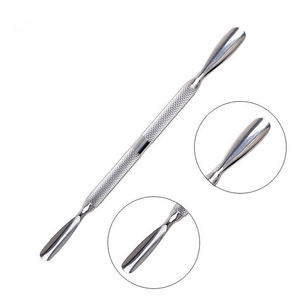 Pousse-cuticules en acier inoxydable durable pour le nettoyage des cuticules, la manucure, la pédicure, les soins des ongles, la préparation des ongles et l'élimination des peaux mortes - Product Image 3