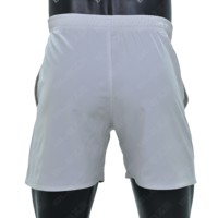 Shorts de sport décontractés pour hommes, respirants, en nylon, séchage rapide, coupe ample, taille mi-haute élastique, couleur unie, pour l'été