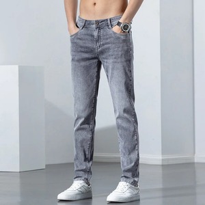 Men's Ripped Skinny <b>Jeans</b> 60% Cotton 28% Polyester 10% Viscose 2% Spandex Casual Denim Custom <b>Funky</b> Men Denim - Product Image 2